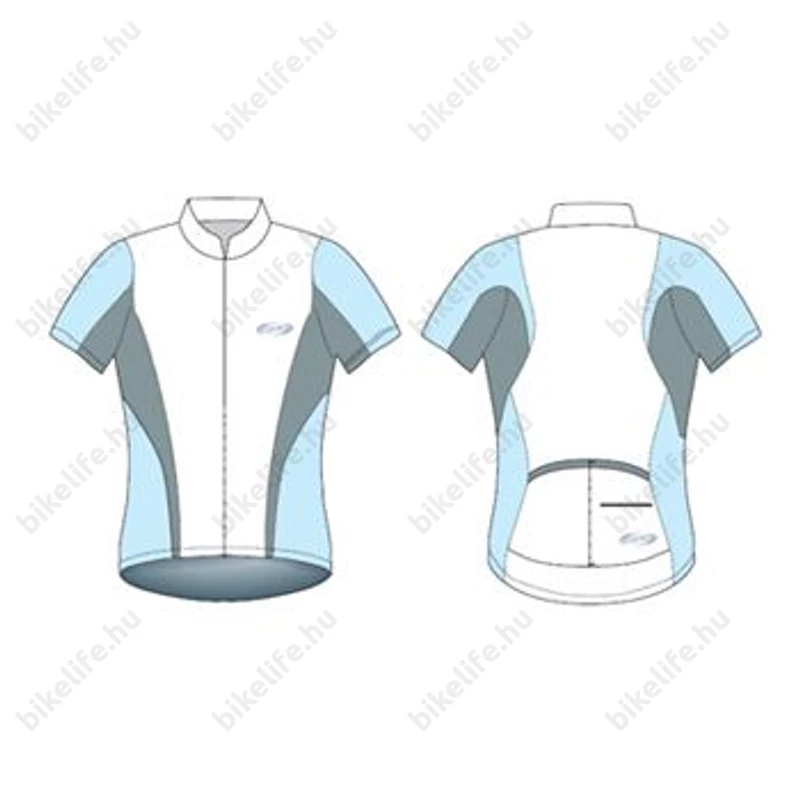 BBB BBW-103 GirlTech rövid ujjú kerékpáros mez fehér/kék L