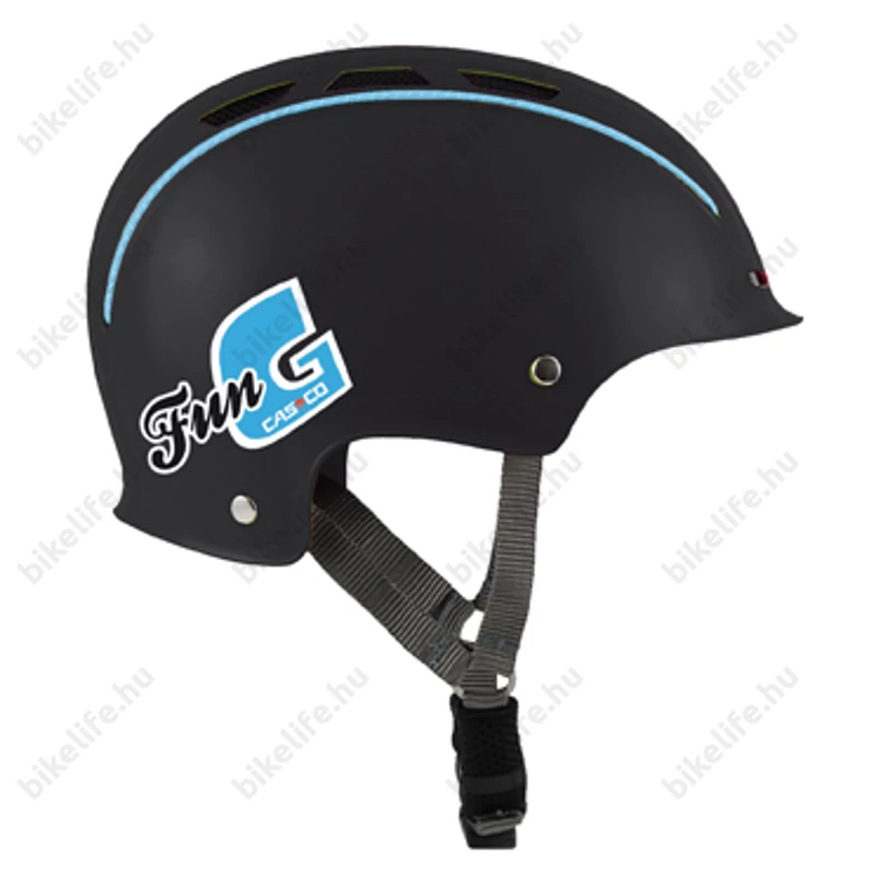 Casco Fun Generation kerékpáros gyerek bukósisak matt fekete uni (50-56cm fejkerület)
