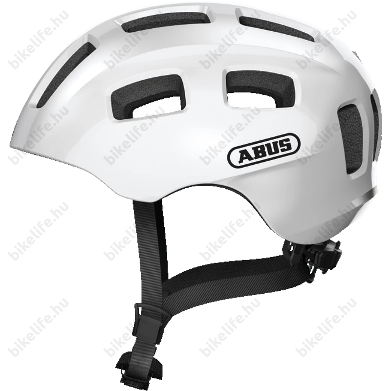 Bukósisak gyerek ABUS Youn-I 2.0 fehér színű, S-es méret (48-54 cm)