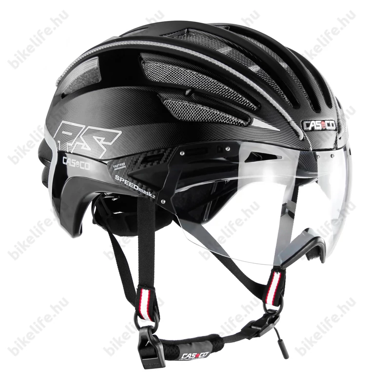 Casco Speedairo 2 RS országúti bukósisak Vautron (fényre sötétedő) lencsével, fekete S 52-56cm