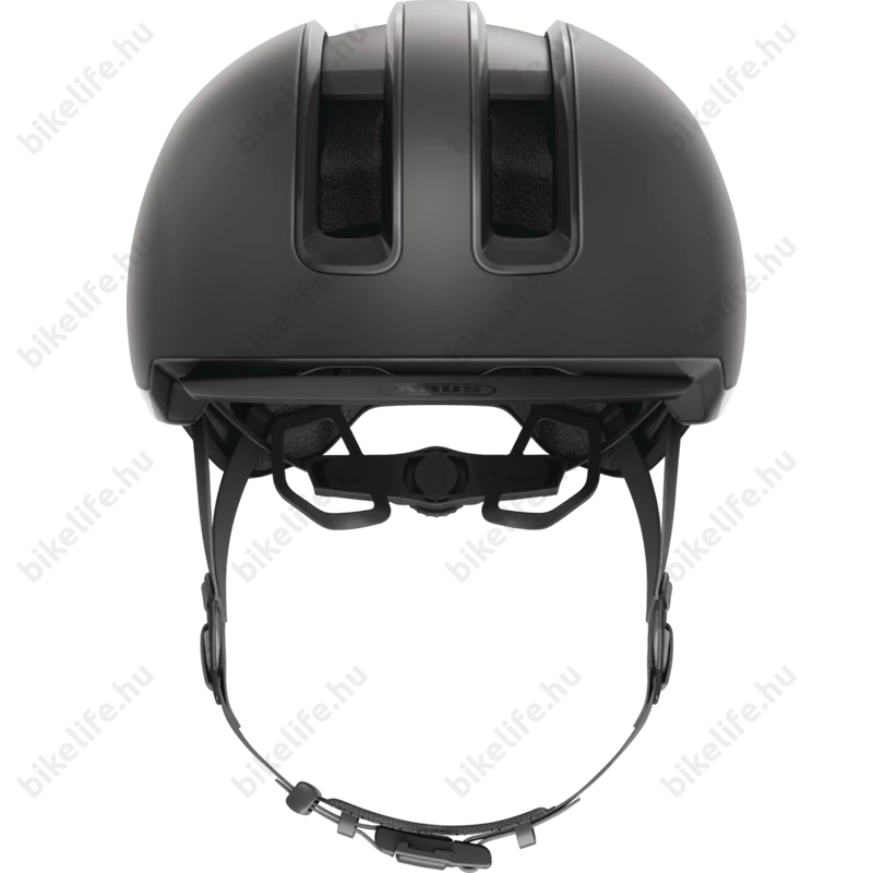 Abus HUD-Y felnőtt városi bukósisak In-Mold, mágneses hátsó lámpa, velvet black S (51-55cm)