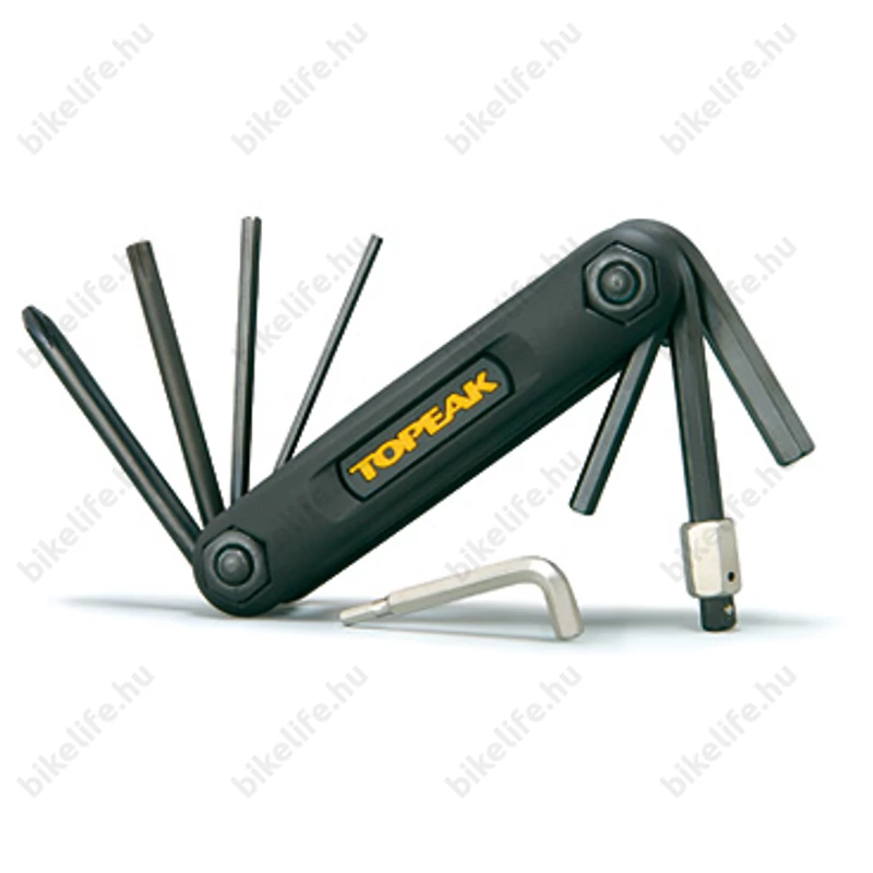 Szerszámkészlet Topeak X-Tool 10funkciós, fekete, 115g, imbuszok+torx+csavarhúzók