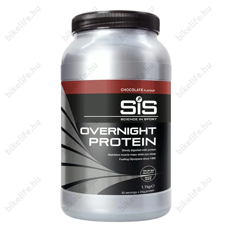 SIS Éjszakai protein italpor, Overnight Protein 1000g. (28 adag) csokoládé íz