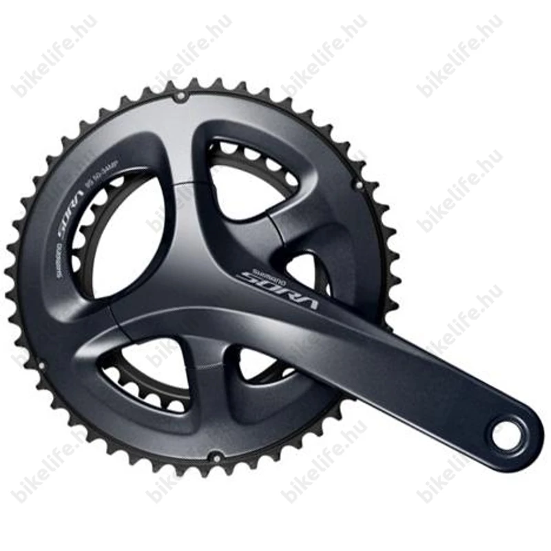 Shimano Sora FC-R3000 országúti hajtómű 50/34-es fogszám, 170mm-es, Hollowtech, csapágy nélkül