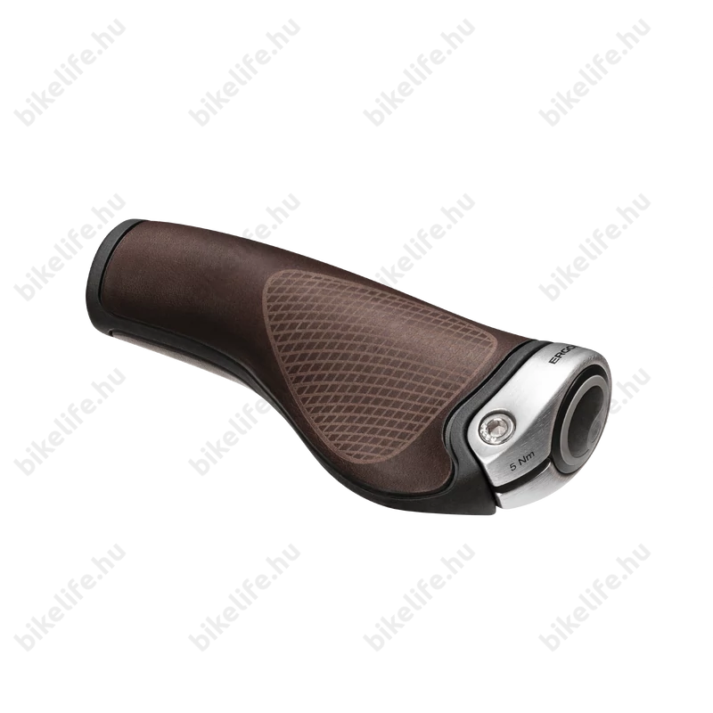 Ergon GP1-L BioLeder ergonomikus markolat, bilincses, szarv nélkül, bőr, barna