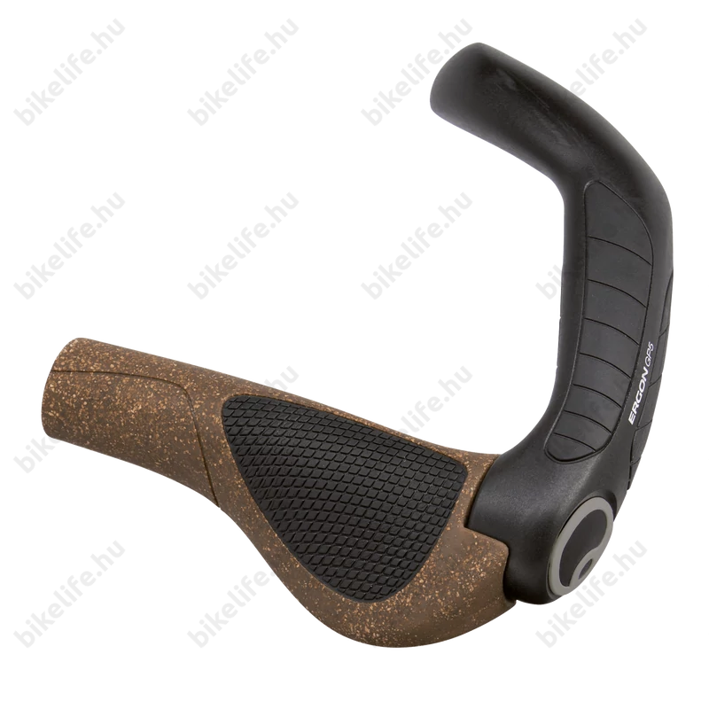 Ergon GP5-L BioKork ergonomikus markolat, bilincses, extra hosszú szarvval, parafa