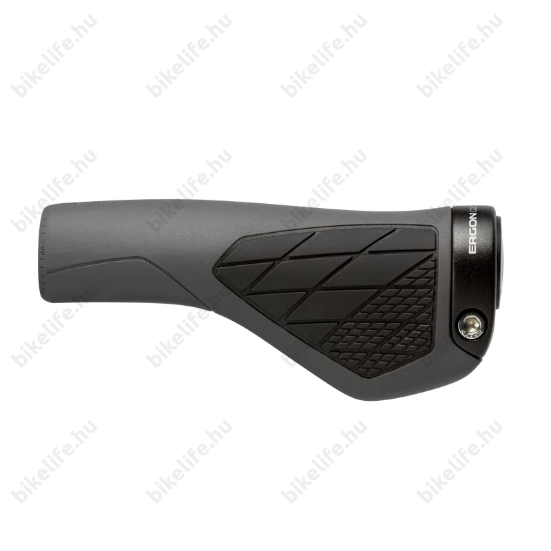 Ergon GS1-L ergonomikus markolat, bilincses, szarv nélkül, fekete, XC/Maraton