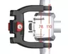 Klickfix zárható kosár és táskatartó adapter kormányra 22-31,8 mm átmérőig 7kg terhelhetőséggel