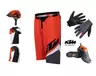 KTM Factory Enduro szabadidő rövid nadrág, fekete/narancs XXXL