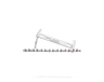 BBB Chainchecker BTL-125 multifunkciós láncnyúlás mérő szerszám rovátkákkal,5/6/8mm kónusz nyílás